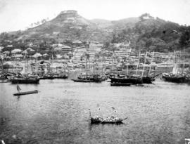 Japanese soldiers enlisting in Nagasaki for the capture of Tsingtau