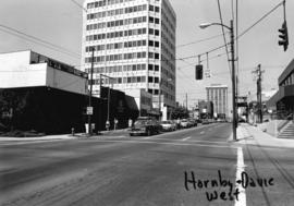 Hornby and Davie [Streets looking] west