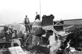 Historic pieces of Cambie Street Bridge etc.