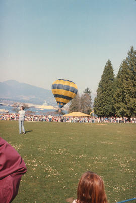 Hot air balloon at Stanley Park