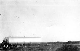 Oil country - [oil tanks in Turner Valley, Alberta]