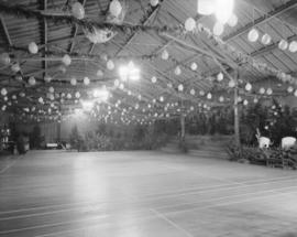Vancouver Tennis Club - Decorated hall for New Year's Eve dance