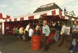 Hot dog stand on midway