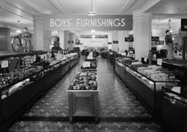 Hudson's Bay Co. Display Dept. : interiors of store [Boys' Furnishings]