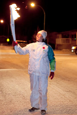 Day 007, torchbearer no. 036, Mollyo - North West Territories, Yellowknife