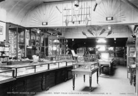 City Museum and Art Gallery, west from curator's desk, Vancouver, B.C.