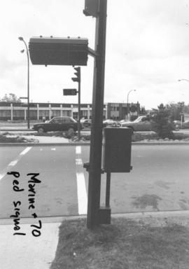 Marine [Drive] and 70th. [Avenue] pedestrian signal