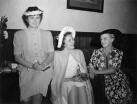 Portland Rose Festival Queen, Betty Jane Harding, at tea party