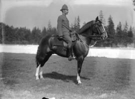 Police sports [policeman on horseback]