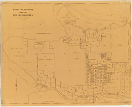 District lot boundaries within the City of Vancouver