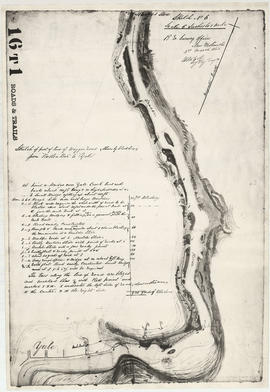 Sketch of part of line of waggon [sic] road from "Boston Bar" to "Yale"