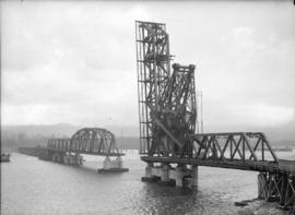 Second Narrows Bridge [span raised]