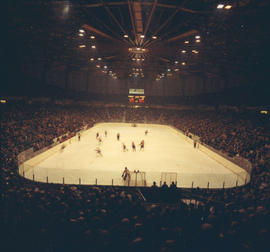 Hockey game in Pacific Coliseum