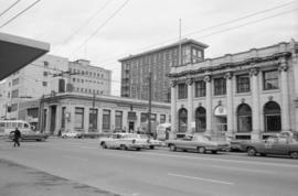 [View of east side of the intersection of Main Street and East Hastings Street]