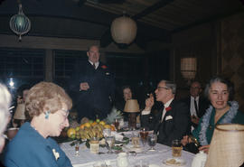 Inauguration dinner [at Trader Vic's], Wilson talking