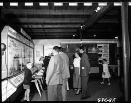 Sidney Roofing and Paper Co. display about asphalt shingles