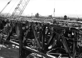 Demolition of the "old" Georgia Viaduct. 20.7.71.