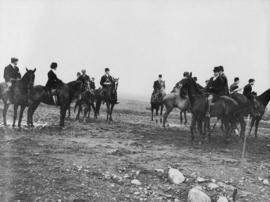Eric W. and Aldyen Hamber riding with the Duke of Gloucester