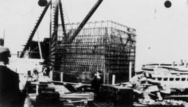 Reinforcement of caisson : May 22, 1924