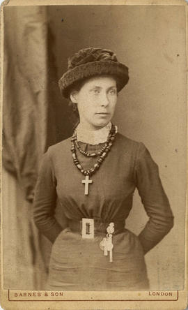 Portrait of unidentified woman