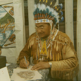 [Simon Baker at First Nations celebrations at Brockton Oval]