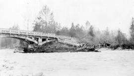 [Collapse of the Capilano Creek (River) bridge]