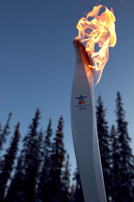 Day 5 Olympic Torch in Queen Charlotte, BC