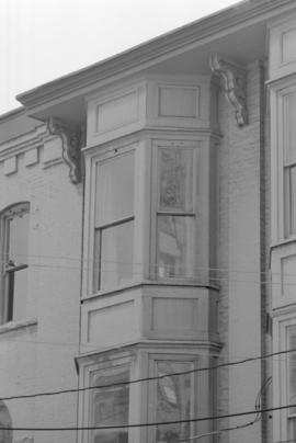 [Detail view of upper windows at 350-364 Water Street]