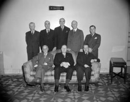 [Group portrait of Red Cross officials]