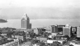 View from Roof Garden, Hotel Vancouver, Vancouver, B.C.