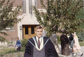 David Hamber in robes