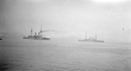 [View of Japanese warships]