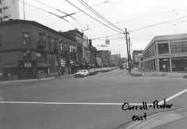 Carrall and Pender [Streets looking] east