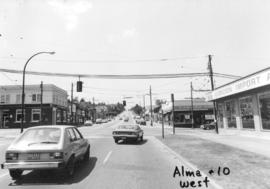 Alma [Street] and 10th [Avenue looking] west