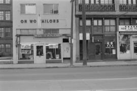 [7-11 West Pender Street - On Wo Tailors, Barber Shop, and New Lai Fong Tailors]
