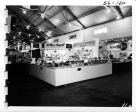 Arthur Angell Co. display of food products in Pure Foods building