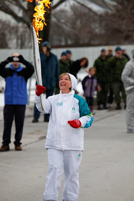 Day 047, torchbearer no. 091, Cathy K - CFB/BFC Trenton