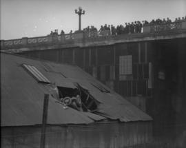 Car wreck at Georgia viaduct