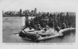 Brockton Point Lighthouse and part of waterfront, Vancouver, Canada