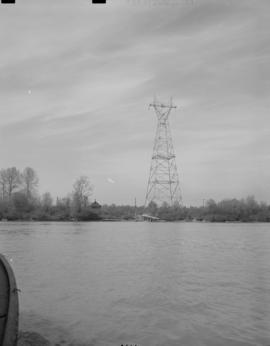 B.C. Electric new power lines near Ladner