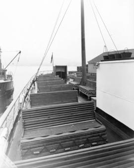 [Exterior passenger deck of Union S.S. "Lady Cynthia"]