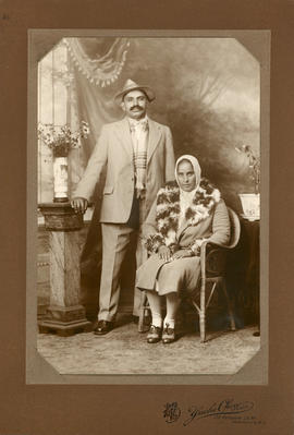 Unidentified - South Asian couple - late 1920s
