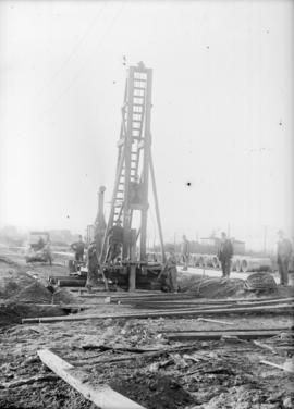 Sewer construction, possibly on Venables Street