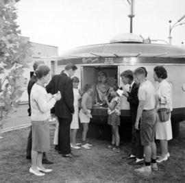 Flying Saucer concession stand on P.N.E. grounds