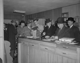 Johnson Lumber Yard, Granville St. : group at office