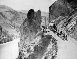 China Bluff on way to Boston Bar - Frazer [Fraser] River