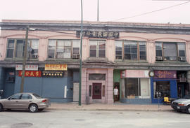 Storefronts in Winnipeg Chinatown