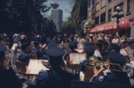 Fire Department Band performing