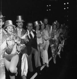 Grace McCarthy with A Chorus Line actors