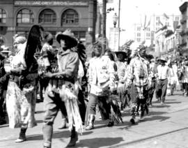 Kootenay Indians at [Vancouver] Exhibition parade